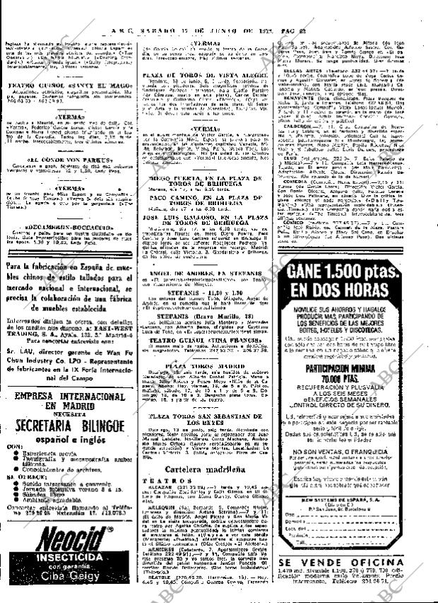 ABC MADRID 17-06-1972 página 92