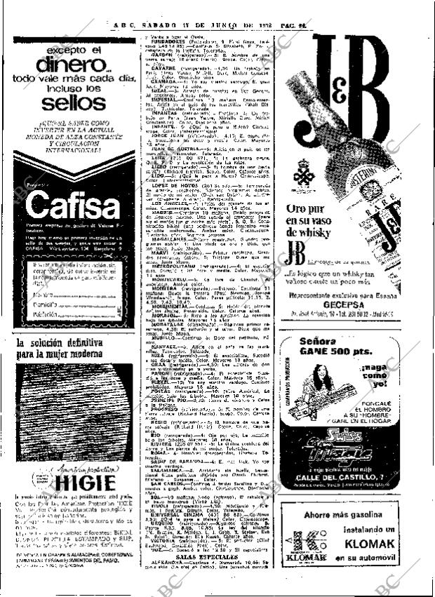 ABC MADRID 17-06-1972 página 94