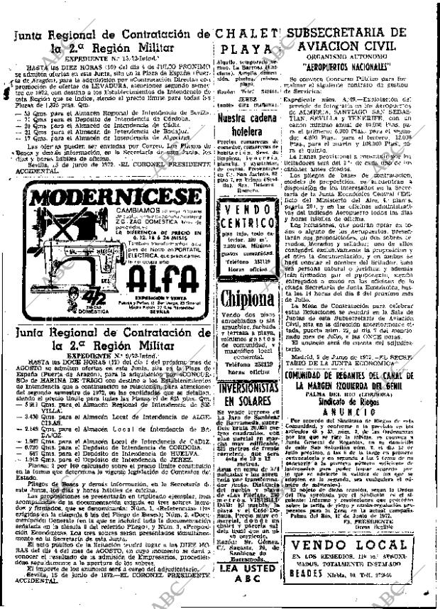 ABC SEVILLA 17-06-1972 página 123