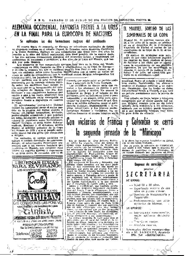 ABC SEVILLA 17-06-1972 página 65