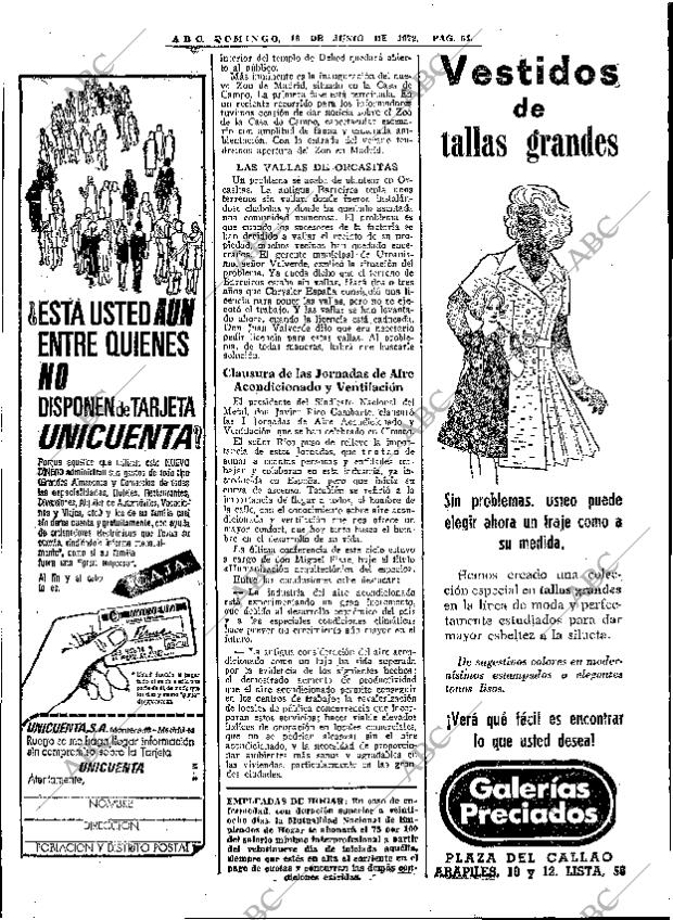 ABC MADRID 18-06-1972 página 52