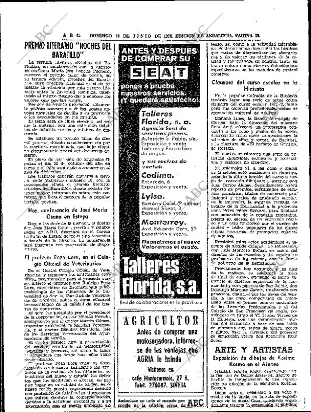 ABC SEVILLA 18-06-1972 página 38