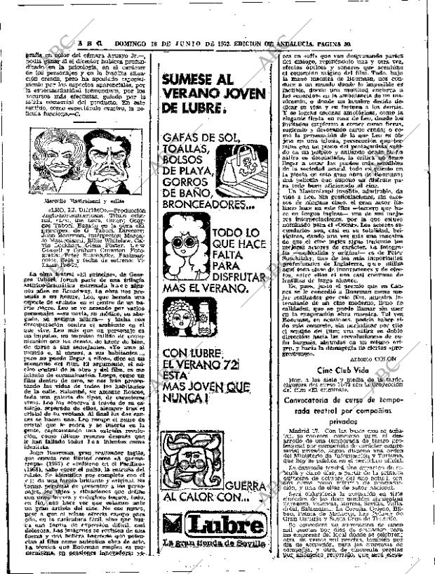 ABC SEVILLA 18-06-1972 página 50