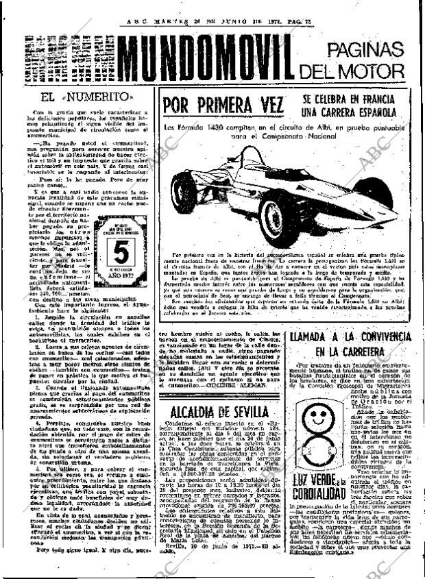 ABC MADRID 20-06-1972 página 75