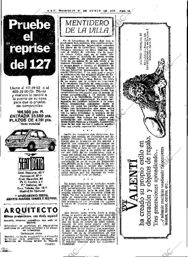 ABC MADRID 21-06-1972 página 52