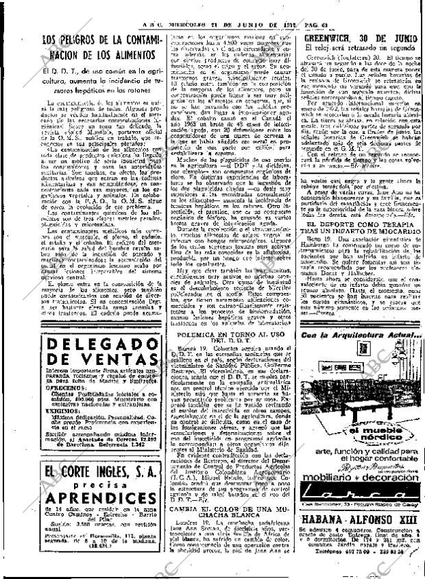 ABC MADRID 21-06-1972 página 61