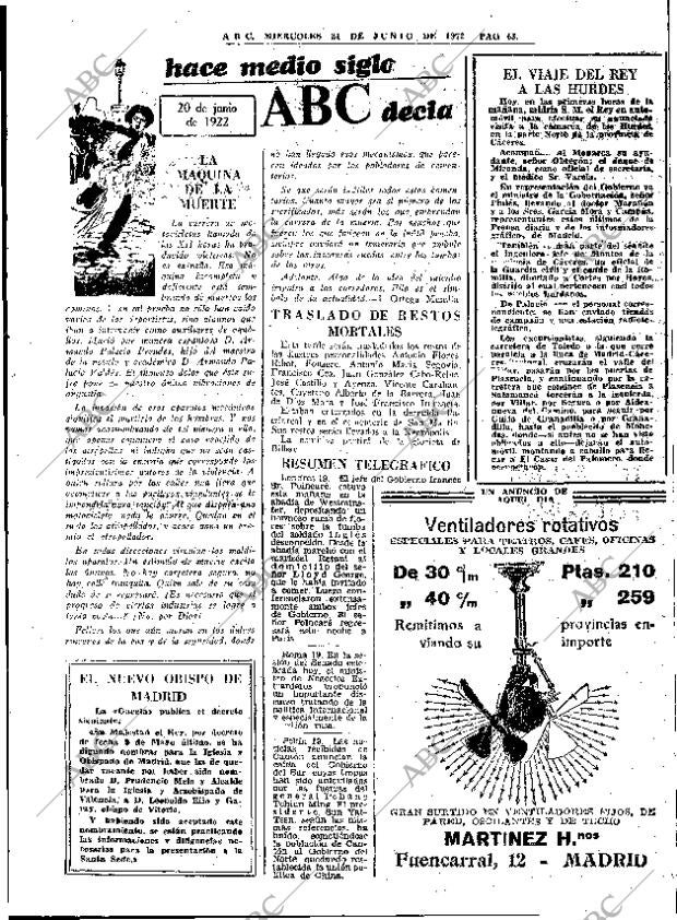 ABC MADRID 21-06-1972 página 63