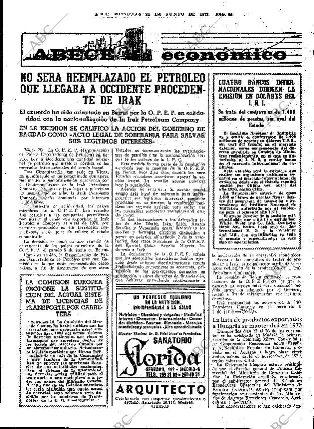 ABC MADRID 21-06-1972 página 65