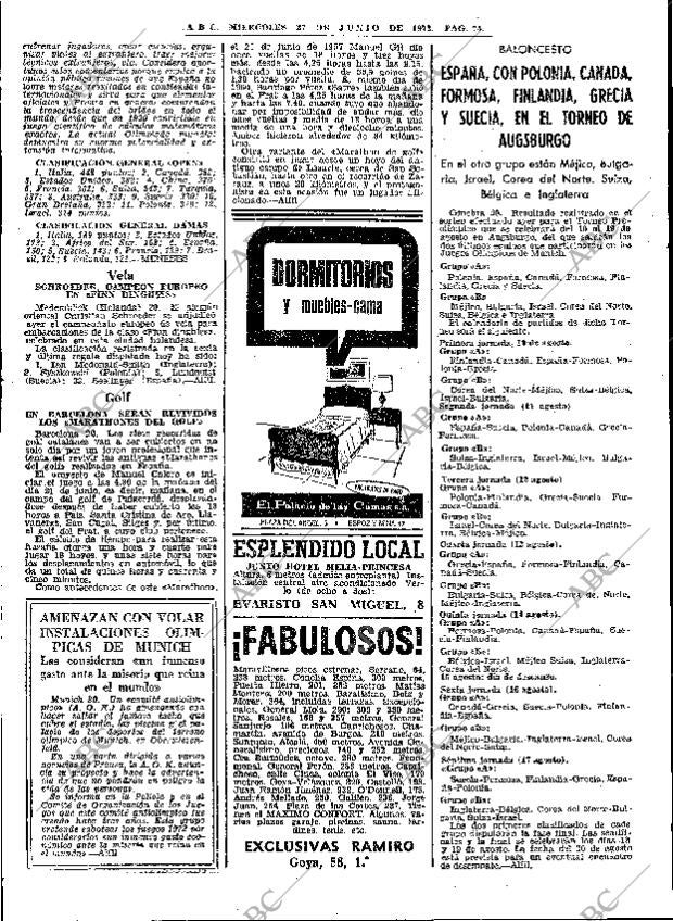 ABC MADRID 21-06-1972 página 74