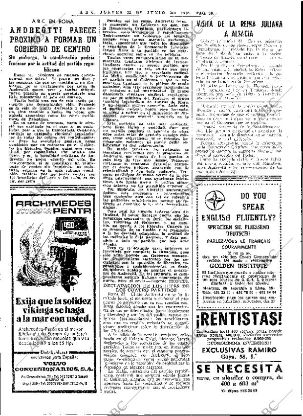 ABC MADRID 22-06-1972 página 36