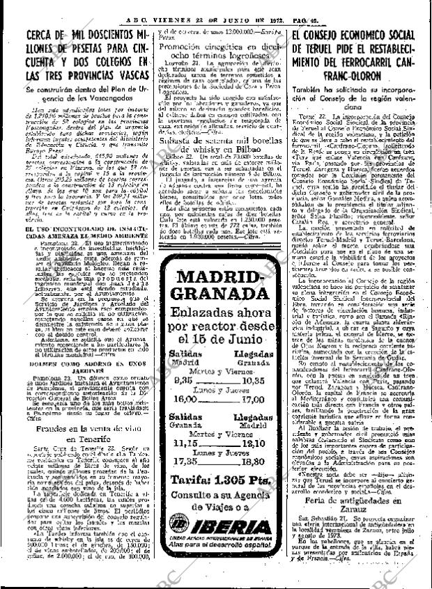 ABC MADRID 23-06-1972 página 49