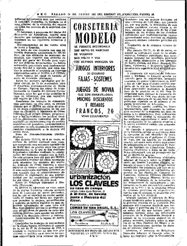 ABC SEVILLA 24-06-1972 página 32