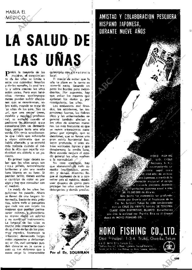 BLANCO Y NEGRO MADRID 24-06-1972 página 109