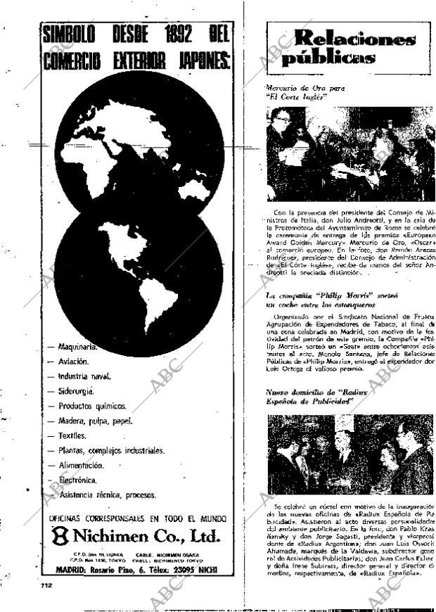 BLANCO Y NEGRO MADRID 24-06-1972 página 112