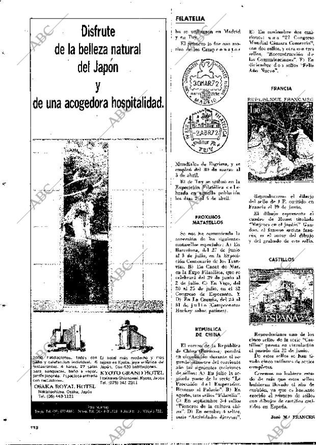 BLANCO Y NEGRO MADRID 24-06-1972 página 118