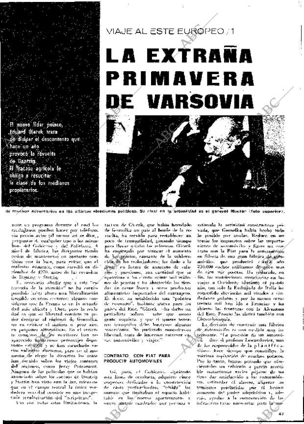 BLANCO Y NEGRO MADRID 24-06-1972 página 47