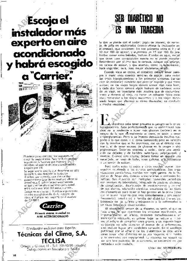 BLANCO Y NEGRO MADRID 24-06-1972 página 78