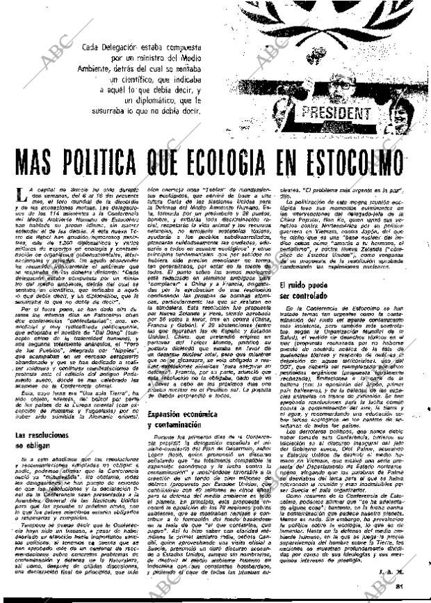 BLANCO Y NEGRO MADRID 24-06-1972 página 81