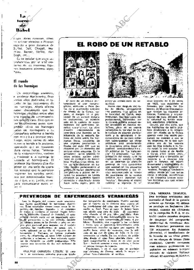 BLANCO Y NEGRO MADRID 24-06-1972 página 86