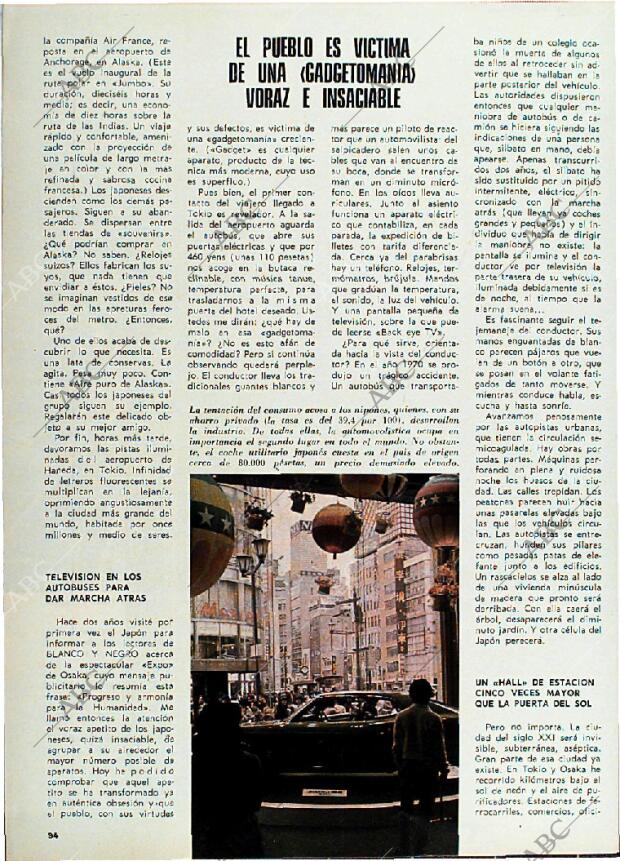 BLANCO Y NEGRO MADRID 24-06-1972 página 94