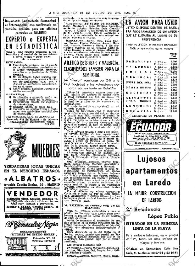 ABC MADRID 27-06-1972 página 66