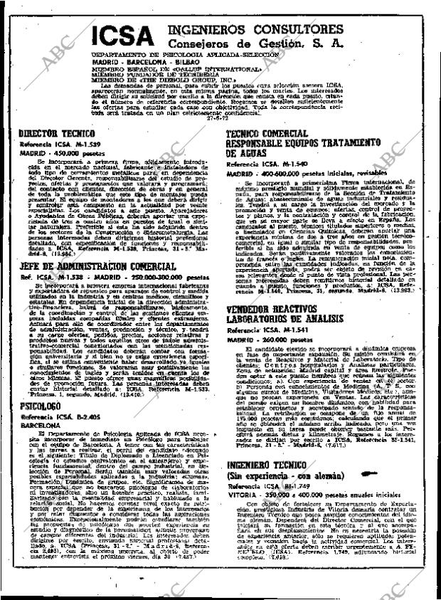 ABC MADRID 28-06-1972 página 20