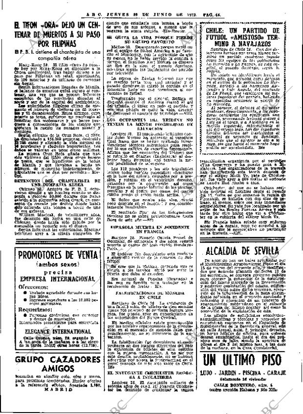 ABC MADRID 29-06-1972 página 44