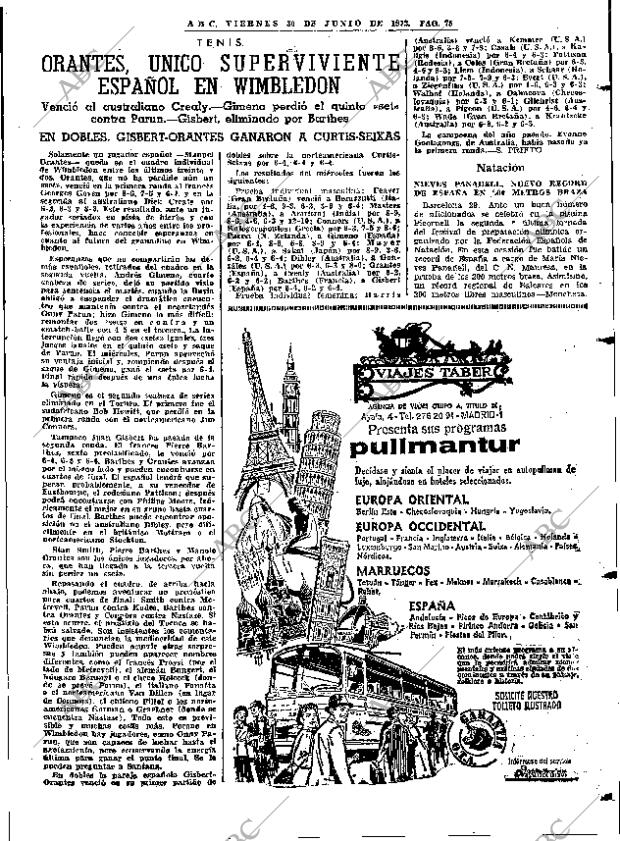 ABC MADRID 30-06-1972 página 73