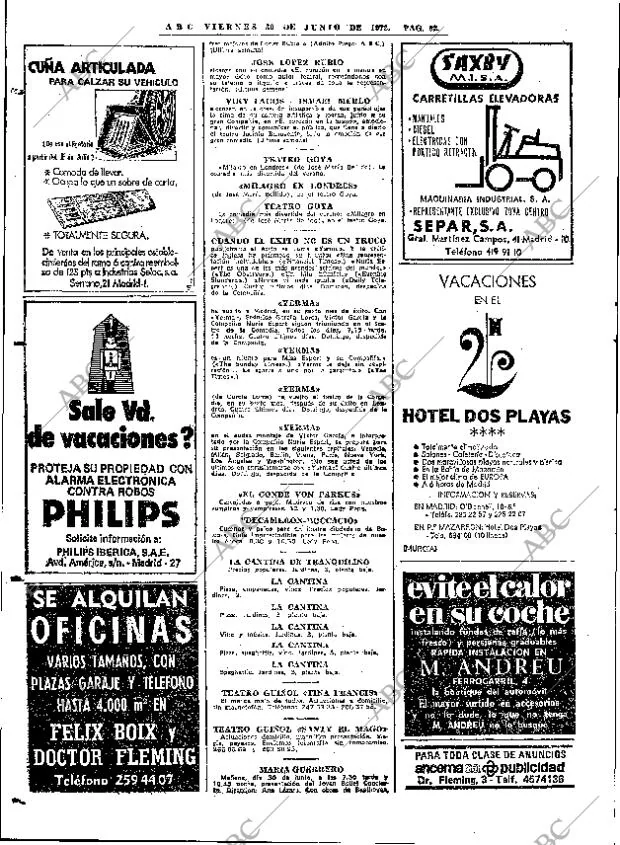 ABC MADRID 30-06-1972 página 80