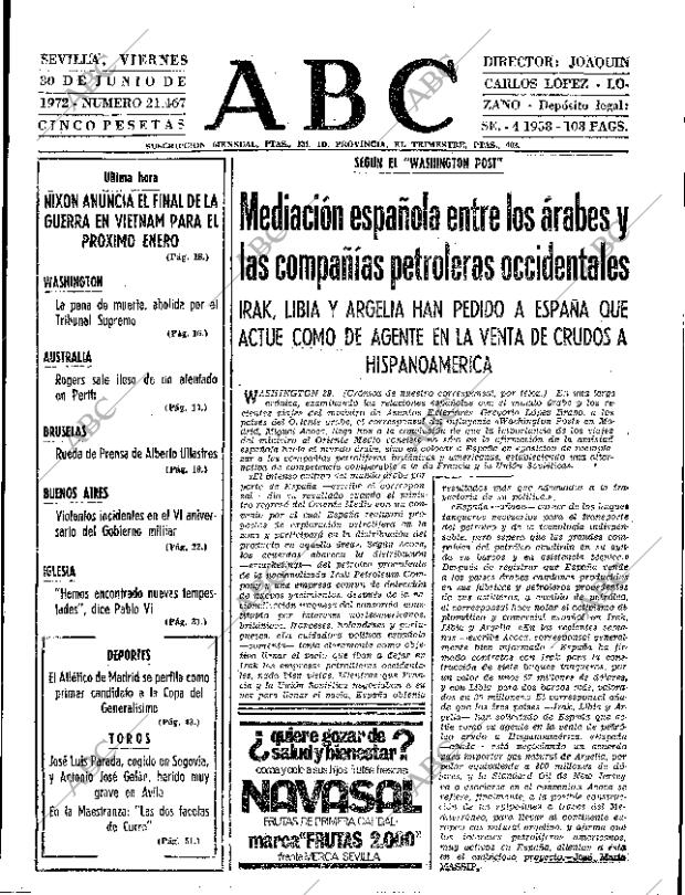 ABC SEVILLA 30-06-1972 página 15