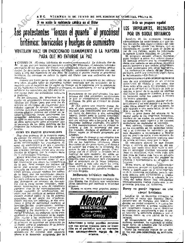 ABC SEVILLA 30-06-1972 página 21