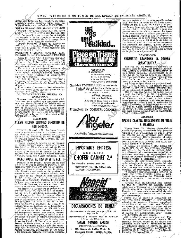 ABC SEVILLA 30-06-1972 página 46