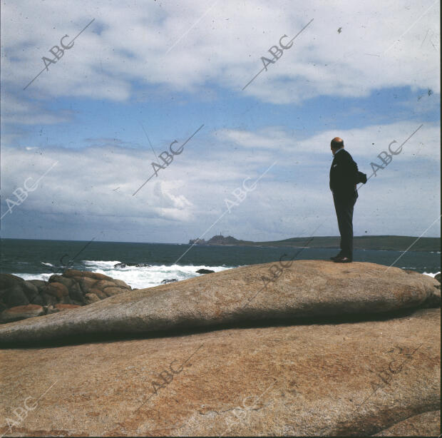 La Piedra de Abalar, en el Santuario de A Barca, en la costa de la Muerte