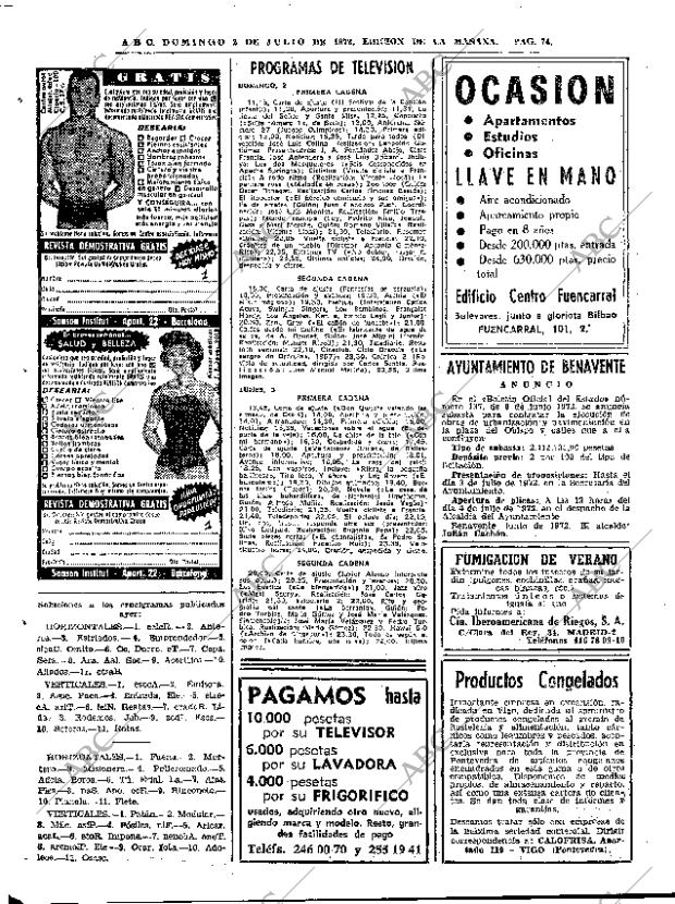 ABC MADRID 02-07-1972 página 74