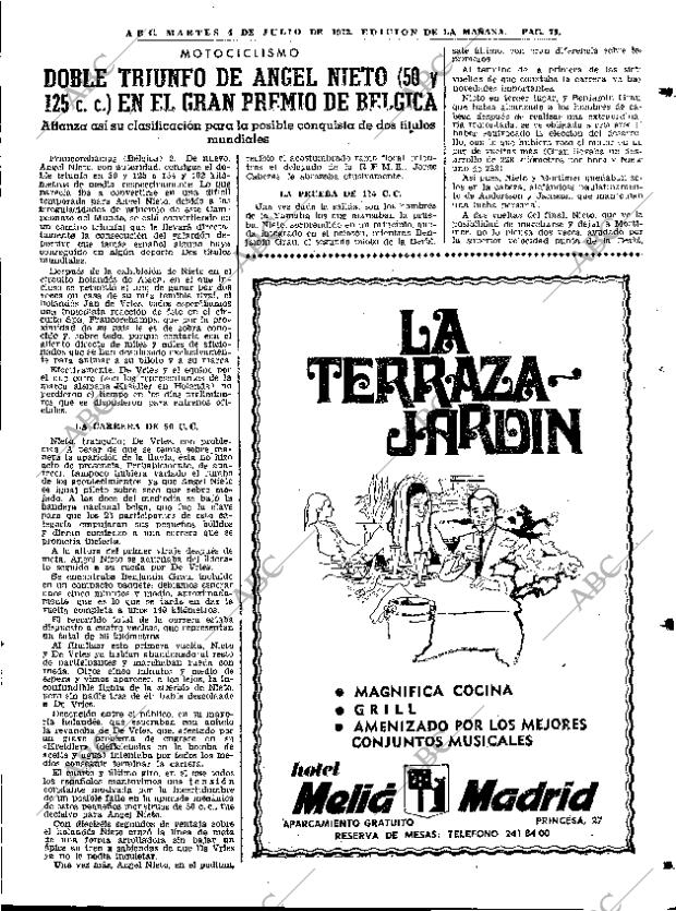 ABC MADRID 04-07-1972 página 73