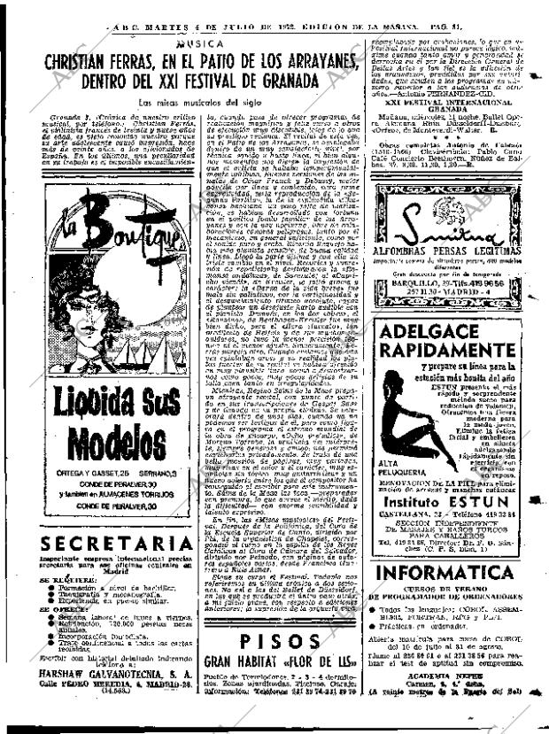 ABC MADRID 04-07-1972 página 81