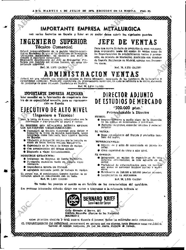 ABC MADRID 04-07-1972 página 82