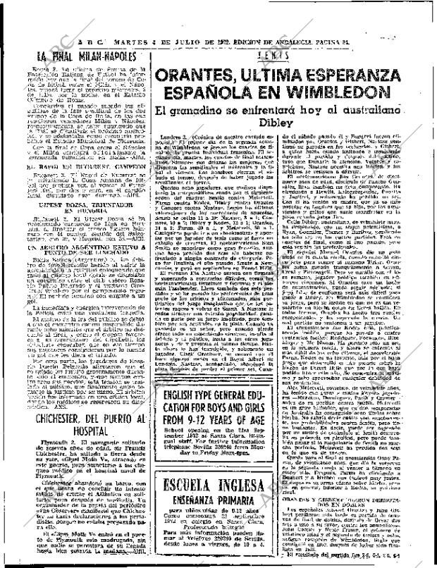 ABC SEVILLA 04-07-1972 página 64