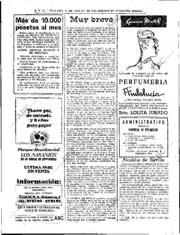 ABC SEVILLA 04-07-1972 página 70