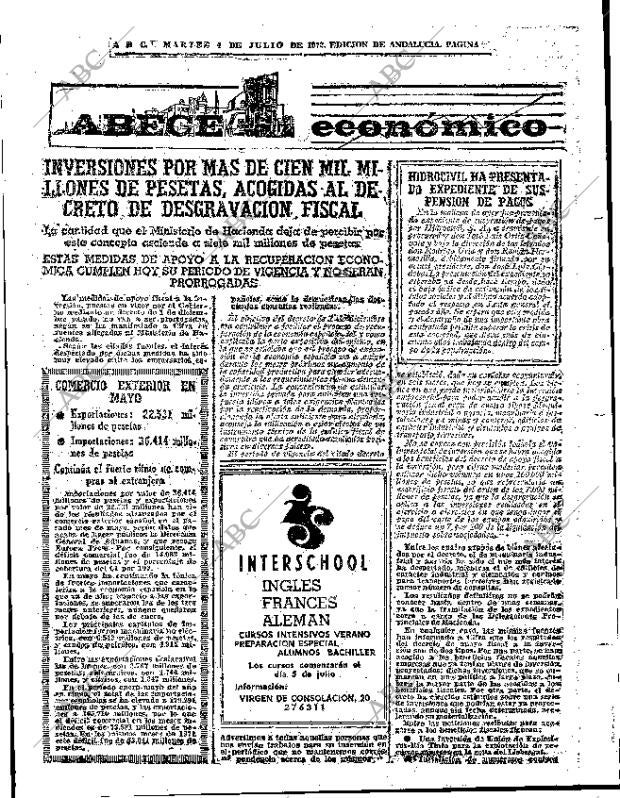ABC SEVILLA 04-07-1972 página 77