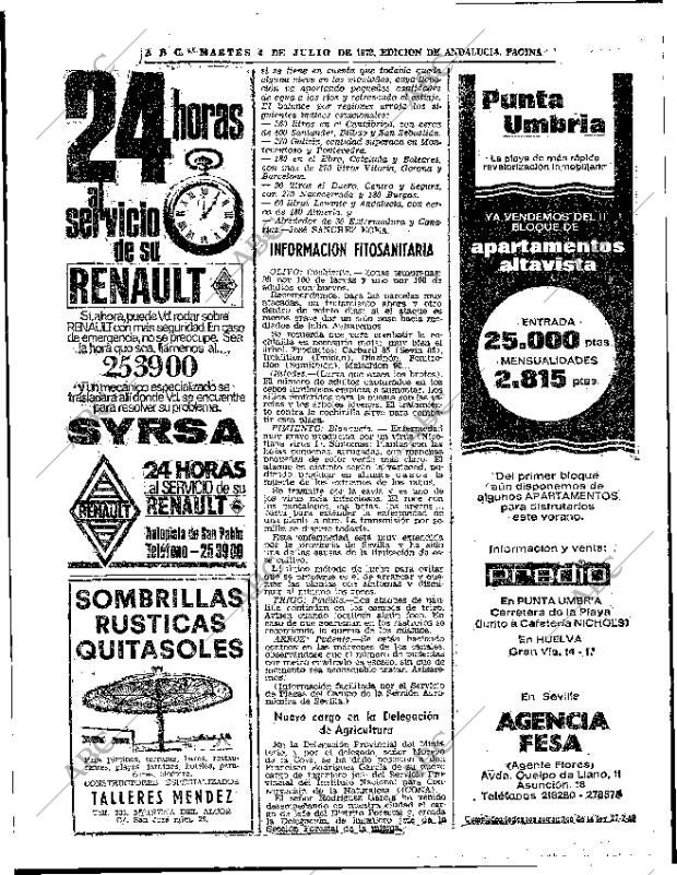 ABC SEVILLA 04-07-1972 página 82