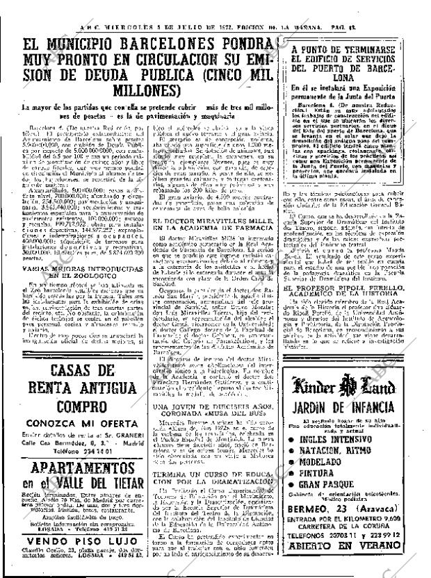 ABC MADRID 05-07-1972 página 25