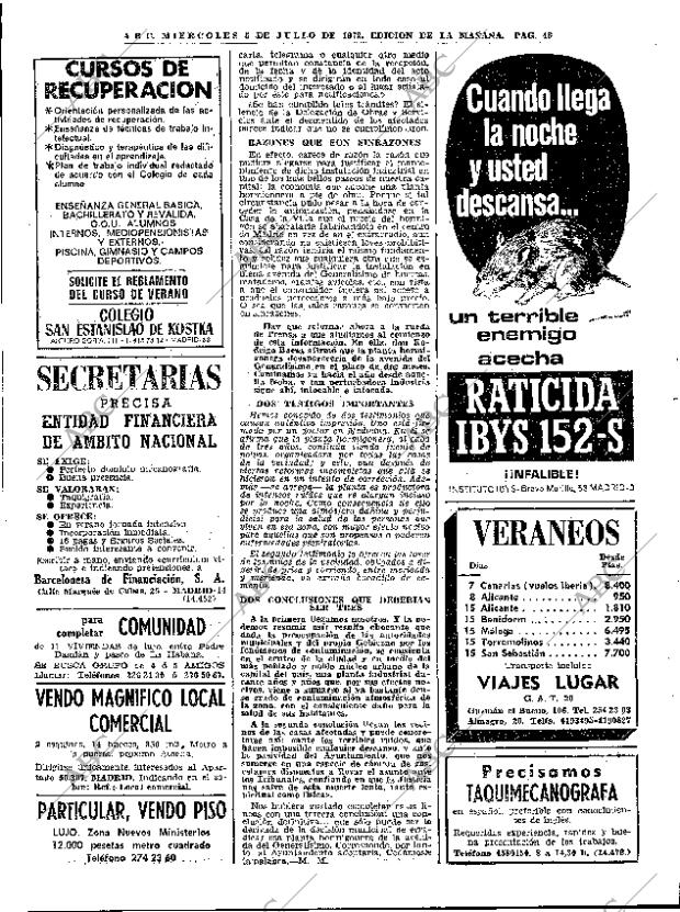 ABC MADRID 05-07-1972 página 28