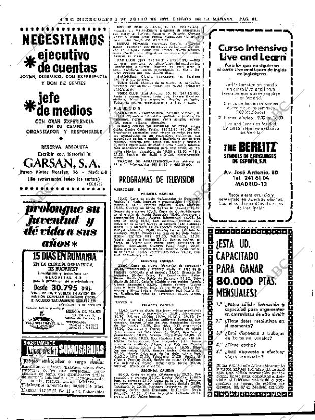 ABC MADRID 05-07-1972 página 76