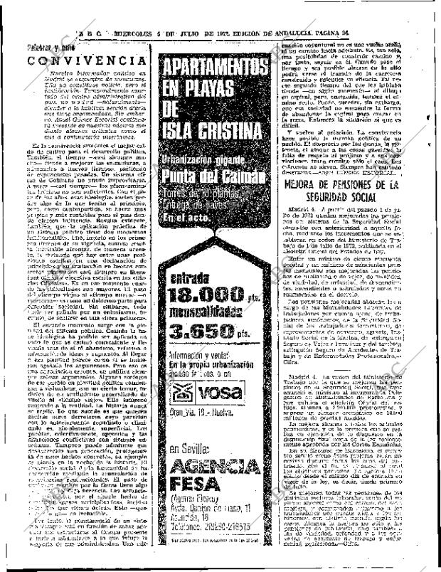 ABC SEVILLA 05-07-1972 página 18