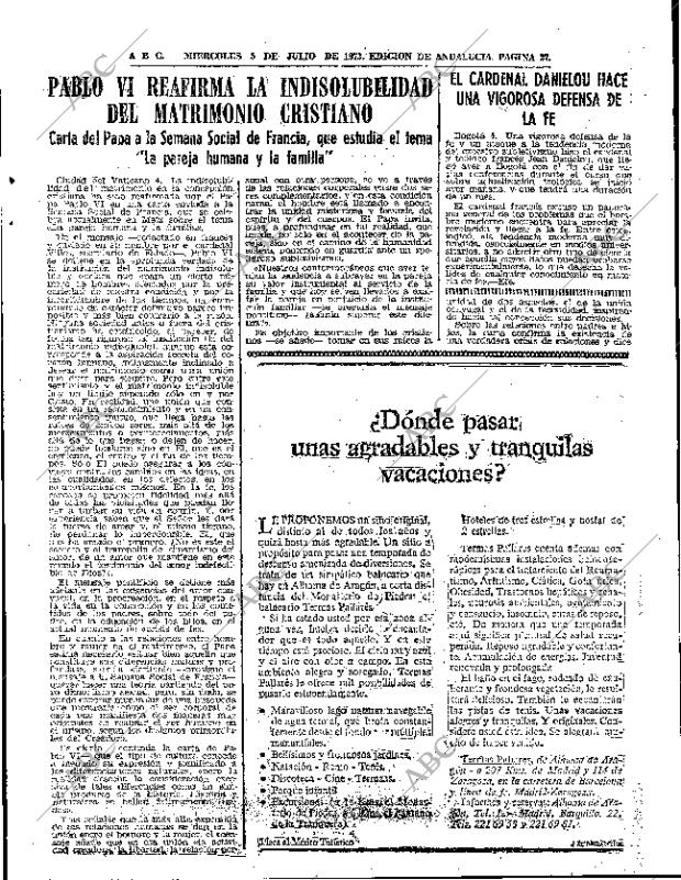 ABC SEVILLA 05-07-1972 página 21