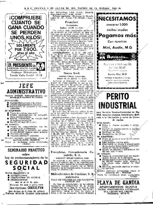 ABC MADRID 06-07-1972 página 70