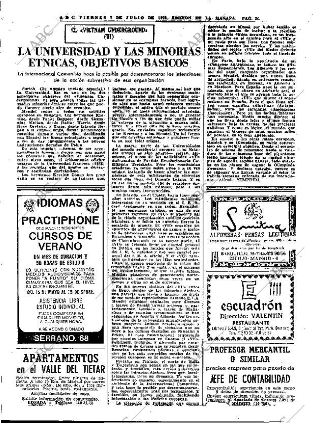 ABC MADRID 07-07-1972 página 31