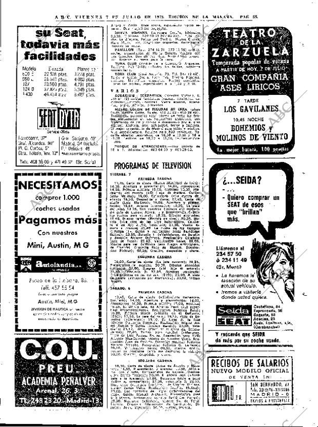 ABC MADRID 07-07-1972 página 85