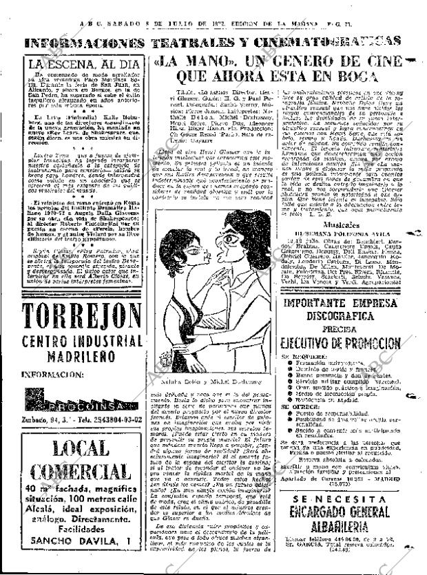 ABC MADRID 08-07-1972 página 73